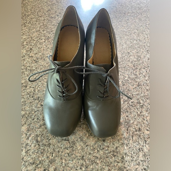 UrbanOutfitters SQUAREDTOE sz7.5 oxford booties - Picture 3 of 6